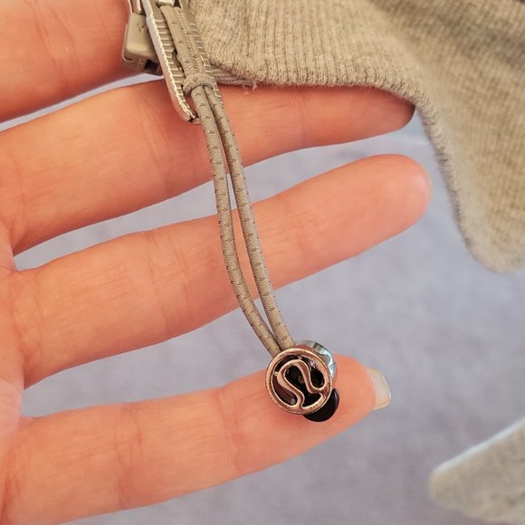LULULEMON GREY ZIP UP SWEATER - Picture 3 of 3
